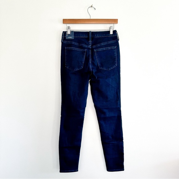 NWT J. Crew 9" Mid-Rise Skinny Signature Stretch Jeans Dark Sky Wash BT072 - Picture 7 of 10
